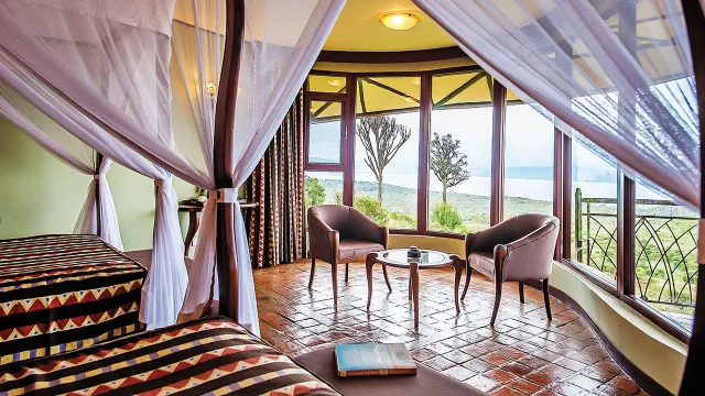 Lake Nakuru Sopa Lodge grounds